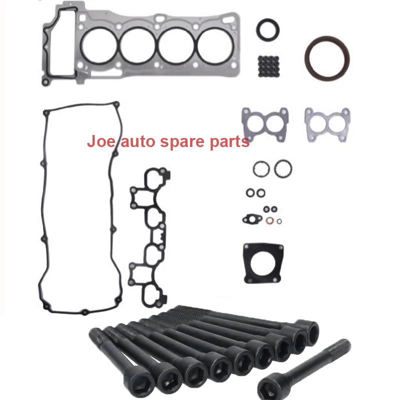 

QG16 QG16DE Engine Full gasket set kit cylinder head bolt nuts for Nissan Sunny NEO N16 Primera P12 Sentra N16 Scala Almera 1.6L