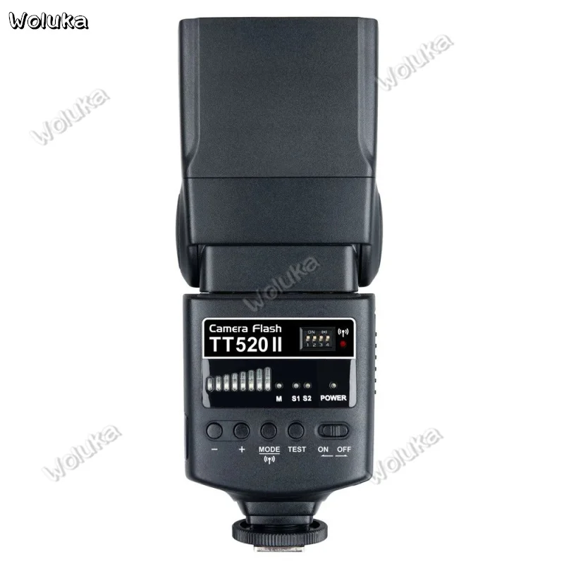 Godox TT520 II Flash TT520II со встроенным 433 МГц беспроводной сигнал+ цветной фильтр комплект для C/N/P/O/DSLR камер CD50 T03