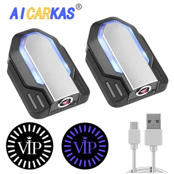 

AICARKAS 2PCS 3D Dynamic Shadow Light LED Car Door Light Auto Welcome Ambient Light For BMW Audi Peugeot Volvo Car Accessories