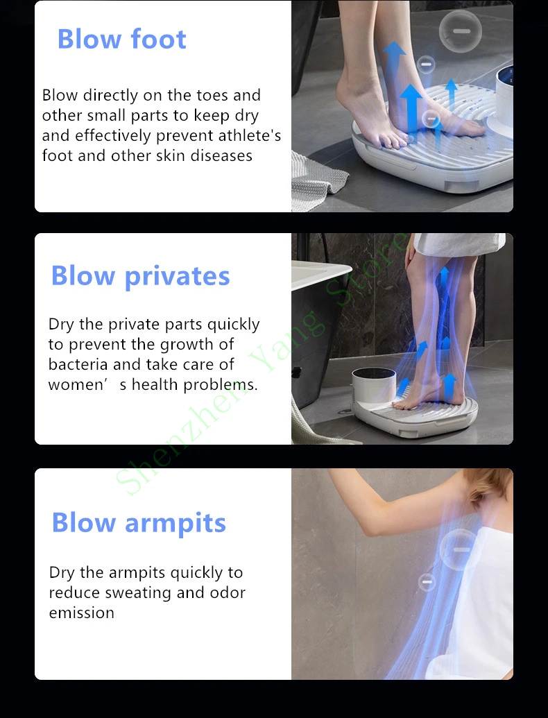 1300W Hand dryer Portable Electric body dryer bathroom Body blow dryer