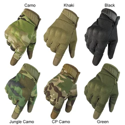 Gants de course antidérapants pour hommes, équipement de protection pour Sports de plein air, moto, cyclisme, doigt complet 