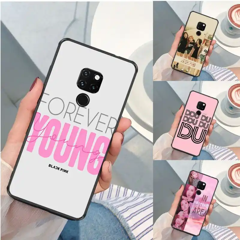 Black Pink K Pop Colorful Cute Phone Case For Huawei P9 10 Lite P20 Pro Lite P30 Pro Lite Psmart Mate 20 Pro Lite Aliexpress