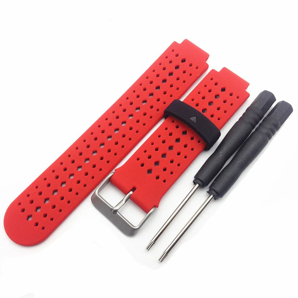 Premium Silicone Replacement Watchband Strap with Tool