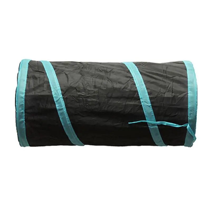 

Cat Tunnel,Collapsible Cat Tunnel Play Toy Interactive Cat Tunnel Toy with String on Ball Play Tunnel Kitten Play Toy