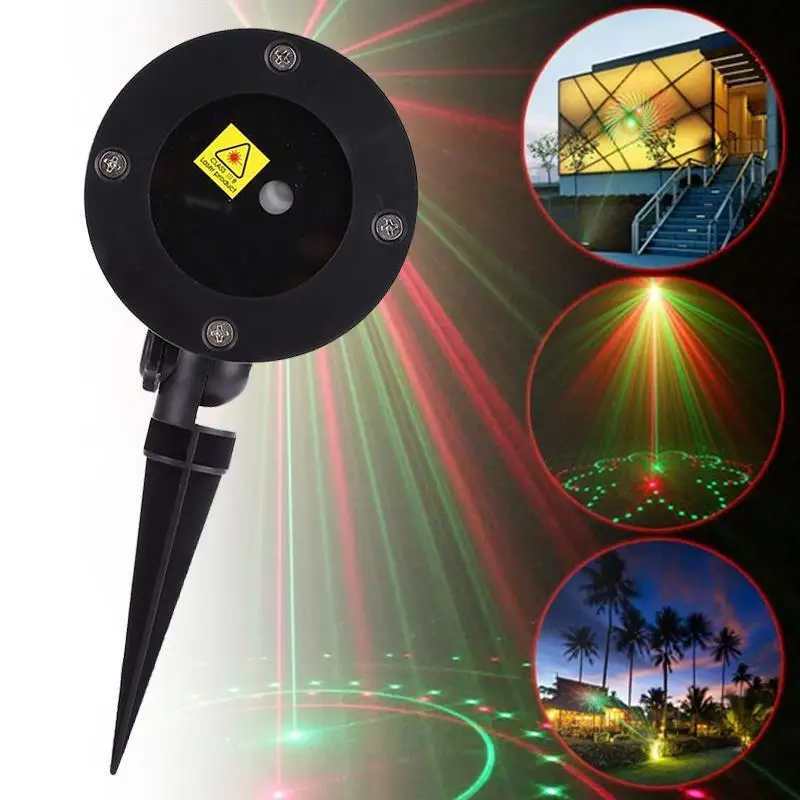 

Magic Christmas Dynamic Moving Laser Projection Lamp Festival Decor Waterproof