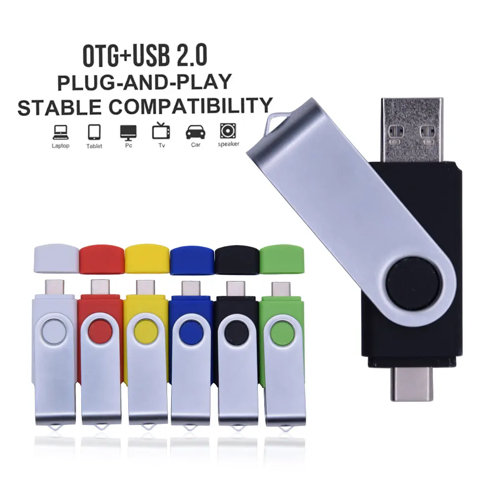 USB-флеш-накопитель UBS Type C 2 0 OTG 4 ГБ 64 Флешка в 1 и Micro USB флеш-накопитель 8 16 32 128 флешка