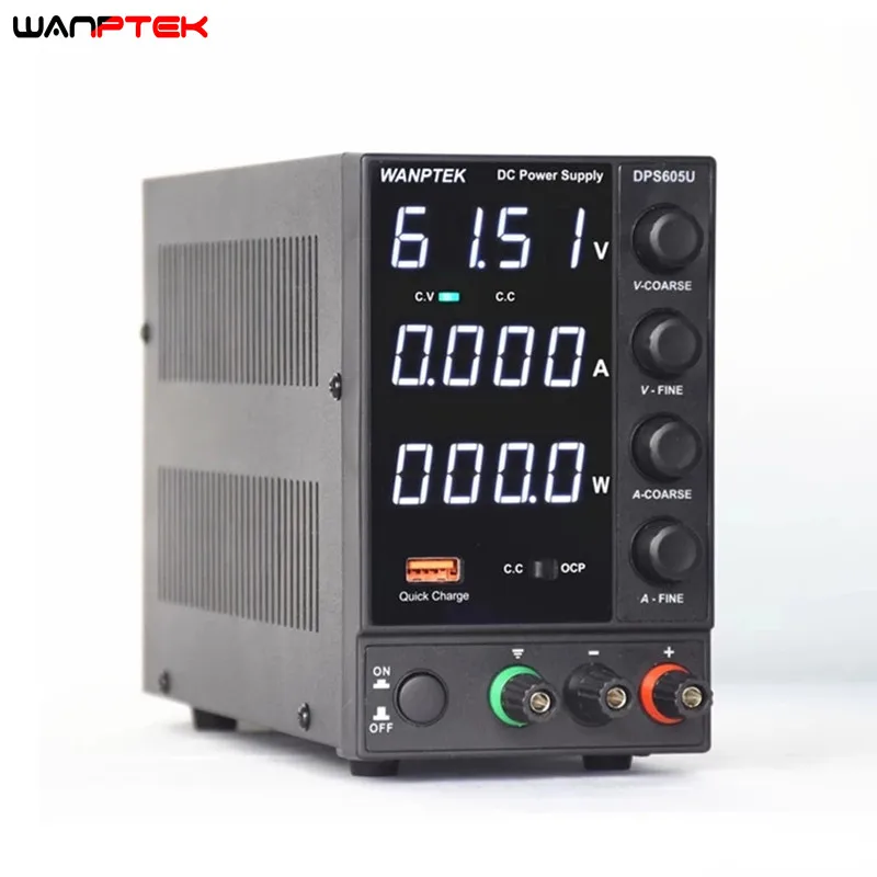 LOGNWEI DC voeding Variabele 30V 10A Bankvoeding 4-Digitale LED-display