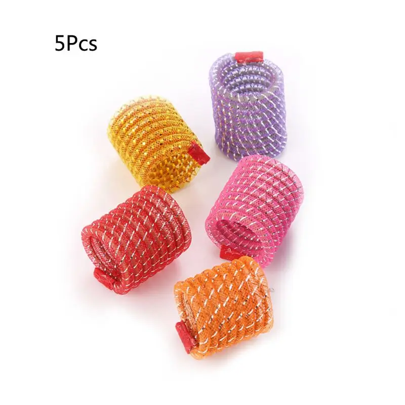 Random 5 pieces 5 шт. милые весенние игрушки для кошек широкие Пластиковые Красочные Пружины игрушки игры аксессуары для домашних животных набор - Цвет: Random 5 pieces