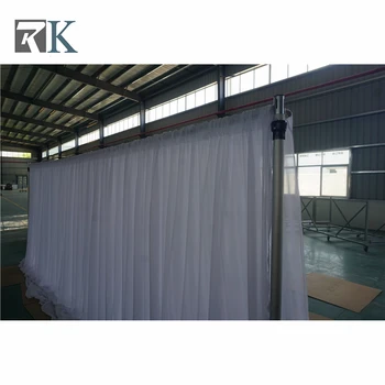 

Adjustable pipe and drape stage backdrop wedding tent event hall room decor