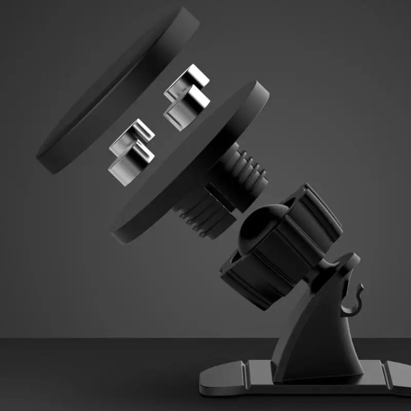 Магнитная Шестерня автомобильный держатель телефона приборная панель 360 Вращение с монтажной пластиной круглая квадратная опционально K1AF