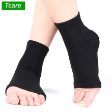 Tcare Cushioned Arch Support Braces Gel Pads for Flat Foot Pain Relief Plantar Fasciitis Heel Spurs Arch Support Sleeves Socks
