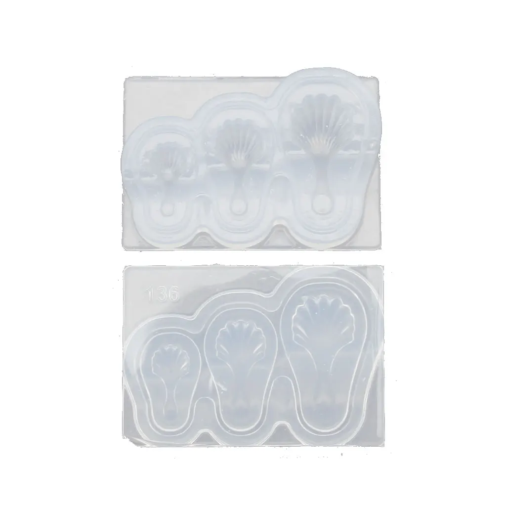 

Mini Shell Spoon DIY Pendant Earrings Silicone Mold Epoxy Resin Jewelry Tools