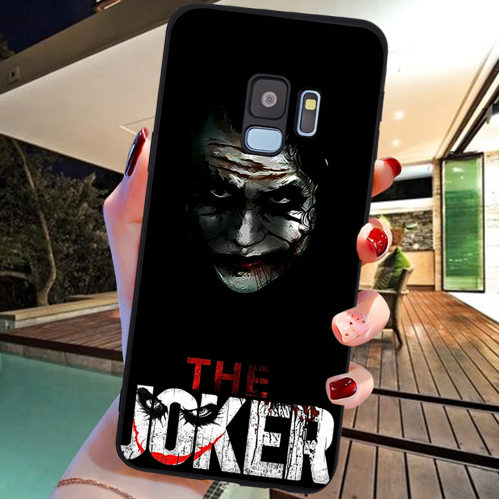 Бэтмен Джокер уход за кожей лица DC для samsung Galaxy S6 S7 край S8 S9 S10 Plus Note 8, 9, 10, A30 A40 A50 A60 A70 M10 M20 чехол для телефона чехол