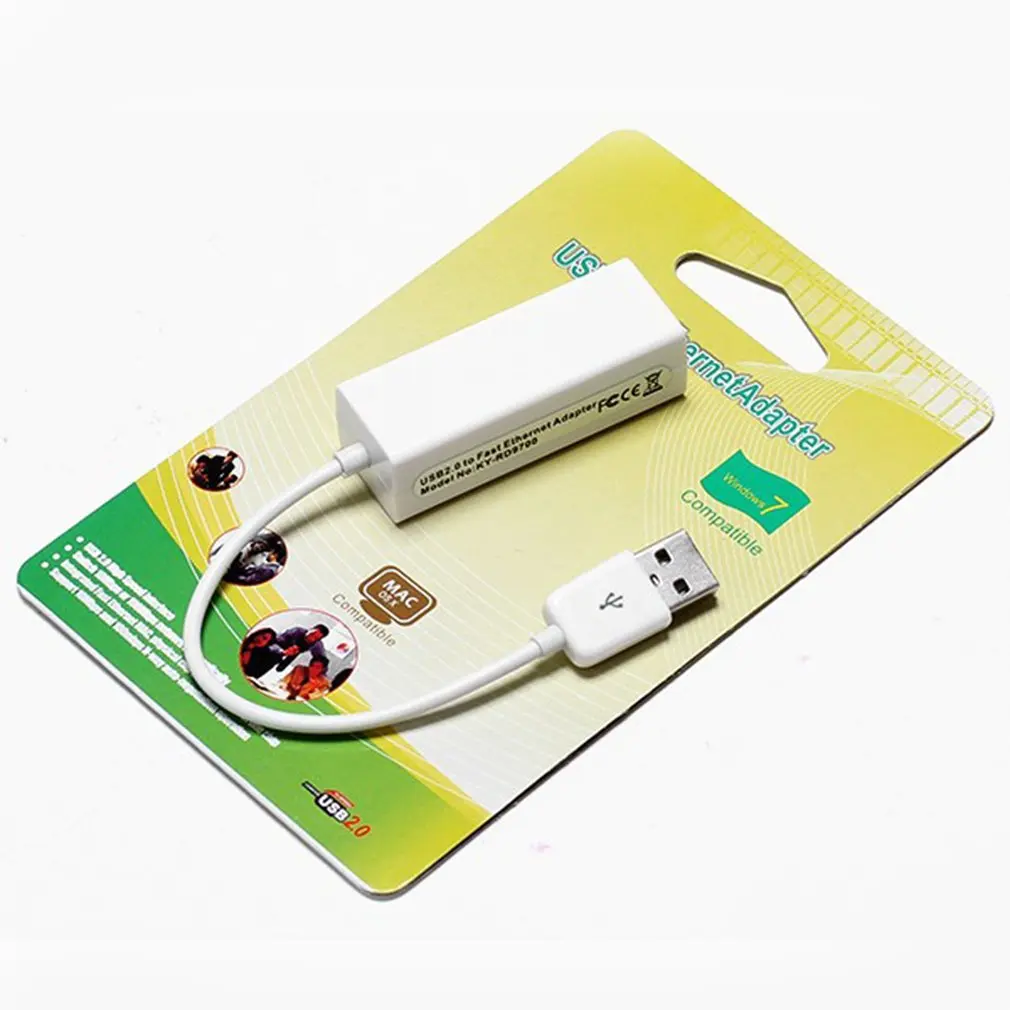USB 2 0 Ethernet адаптер 10/100 Мбит/с для RJ45 Lan сетевая карта Сетевая сети постоянного тока