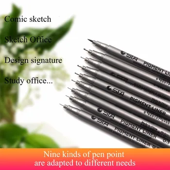 

STA 8050 Art Sketch comics Art Marker Pen Pigment Liner Water Based For Drawing Handwriting School office stationery waterproof