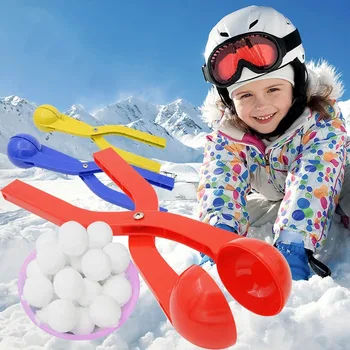 

36cm Winter Children Outdoor Play Snow Ball Maker Toy Snowball Fight Clip Plastic Clipper Kids Beach Toys