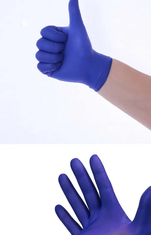Одноразовые латексные перчатки nitrilobutadien nitrile резиновые защитные утепленные
