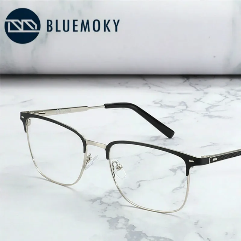 BLUEMOKY мужская оправа для очков сверхлегкие квадратные очки близорукости
