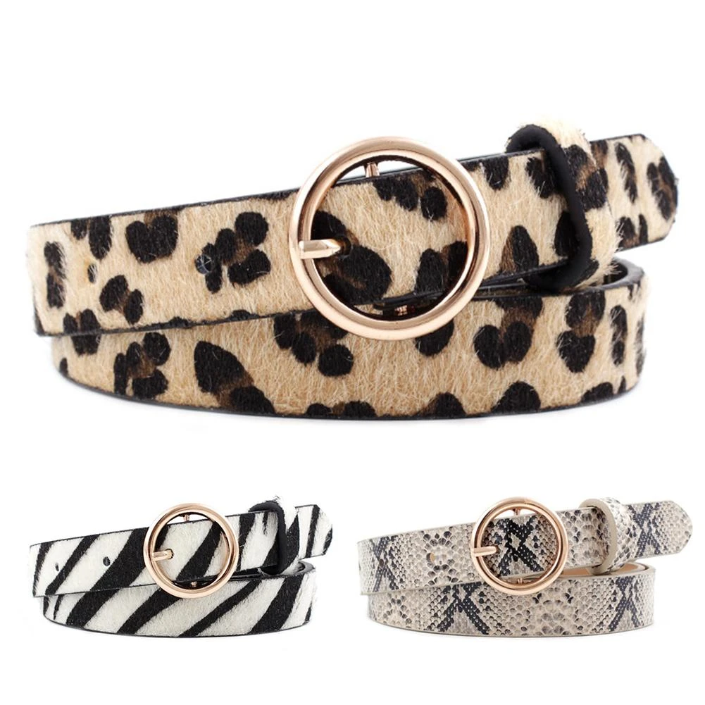 womens leopard belt