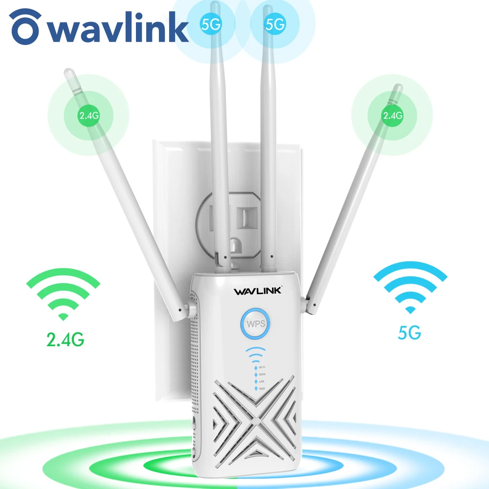 Wavlink Full Gigabit 1200 Мбит/с Wi Fi ретранслятор расширитель/усилитель/маршрутизатор/точка
