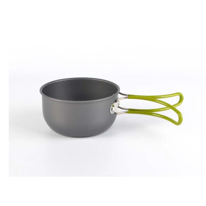 Campleader Camping Outdoor Camping Cookware 2pc/Set Pot Outdoor Cooker Picnic Light Aluminium Alloy Portable Pot Cover
