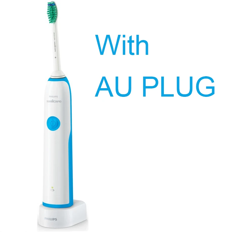 HX3216 AU Plug Электрическая зубная щетка высокого качества Philips HX3216 с простым кликом на щетке, перезаряжаемая до 10 дней и эргономичный дизайн - Цвет: HX3216 AU Plug