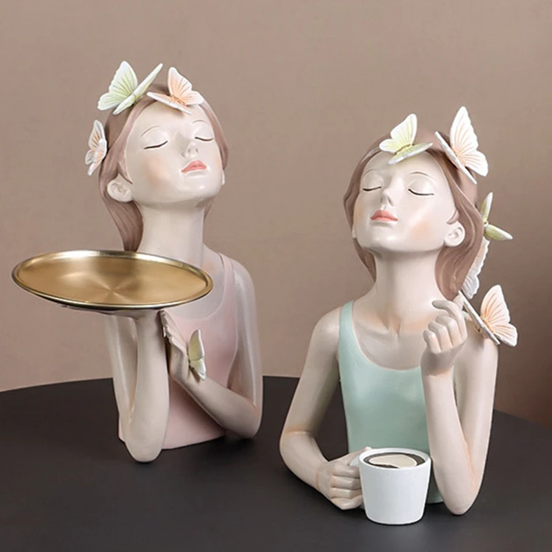 Полимерные фигурки в виде бабочек для девочек искусственные Фигурки интерьера