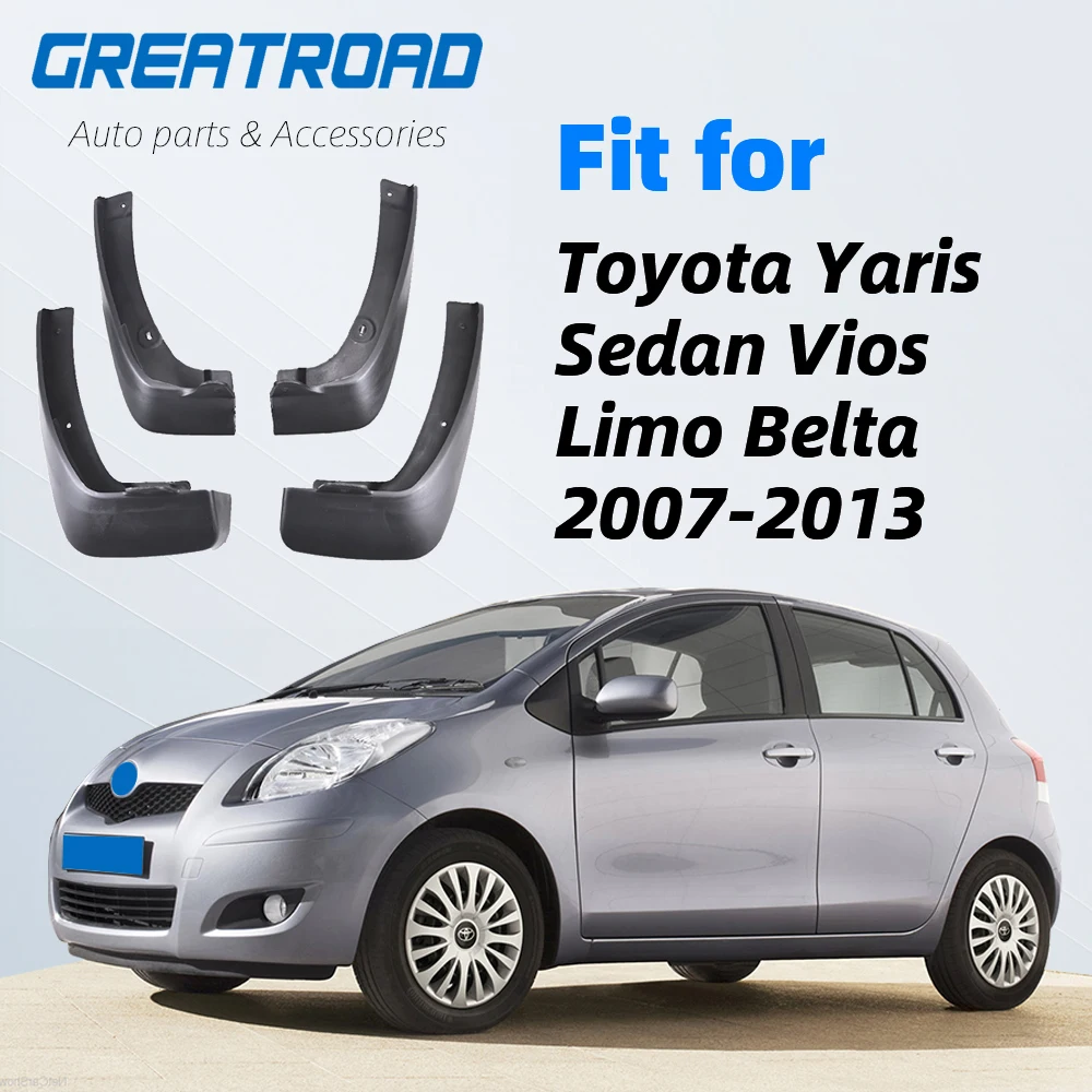 Для Toyota Yaris седан Vios Limo об этом брызговики 2007-2013 брызговики брызговик крыло брызговиков 2008 2009 2010 2011