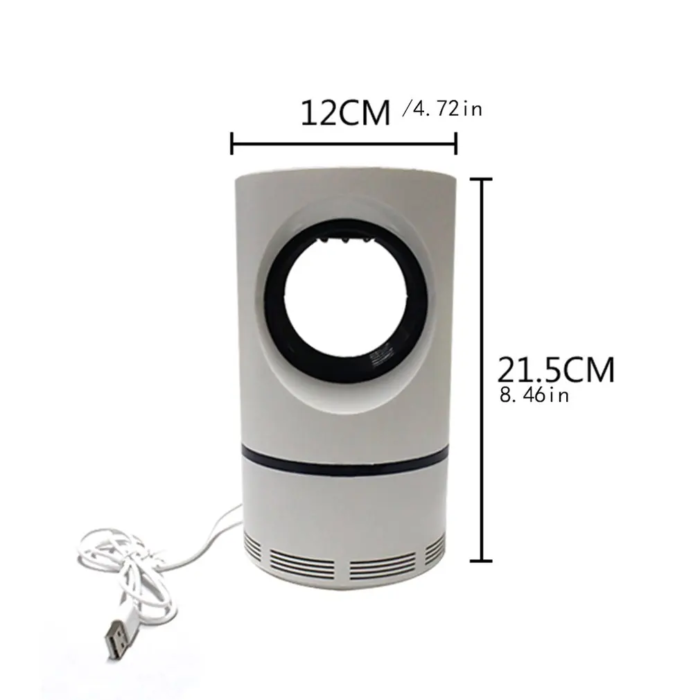 Электрическая антимоскитная лампа Usb Led Silent Mosquito Killer Insecticidal Light катализаторная безопасная ловушка насекомых для дома