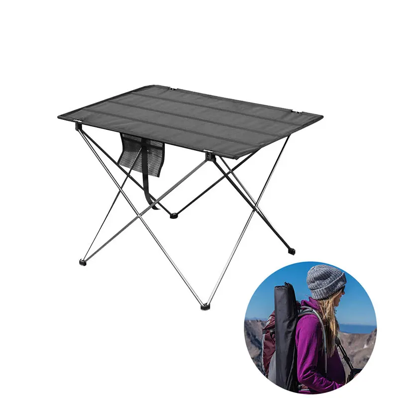 

Portable Foldable Table Camping Outdoor Furniture Computer Bed Tables Picnic 6061 Aluminium Alloy Ultra Light Folding Desk