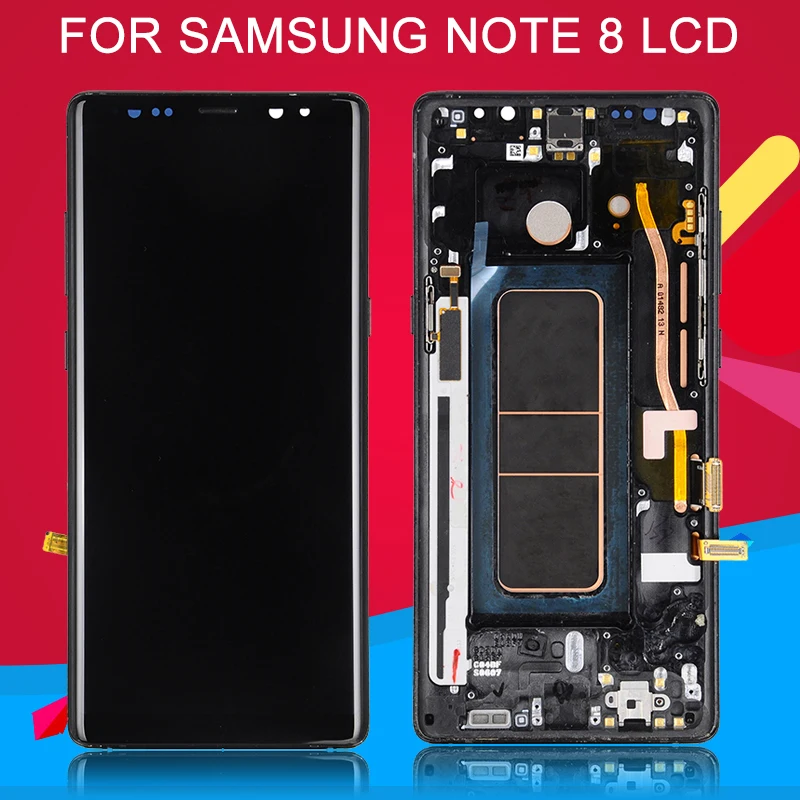 Dinamico для samsung Galaxy Note 8 Lcd N9500 дисплей с кодирующий преобразователь сенсорного экрана в сборе 6,3 дюймов N950F N950FD N950W дисплей