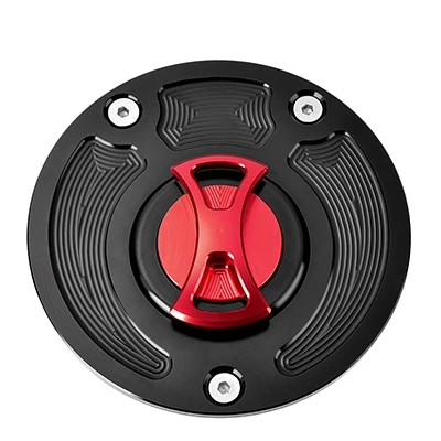 JAER топливный бак мотоцикла Кепки Крышка для Kawasaki ER400 ER4N ниндзя ZX10R ZX6R 636 ZX636R ниндзя 650 1000 ER6N ER6F ZX1000S ZX14R - Цвет: Красный