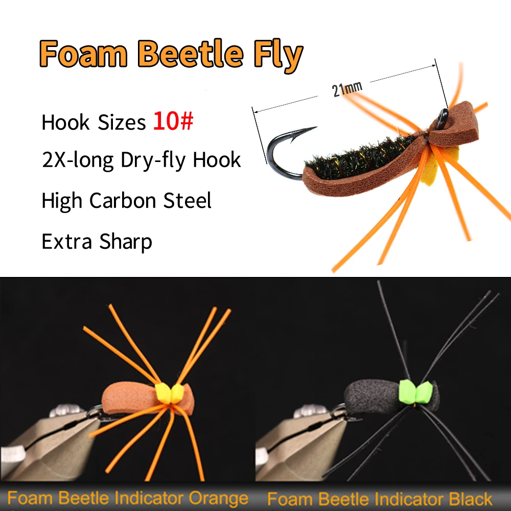 Quality and Comfort Online Exclusive Blue Beetle Trout fly 6 per pack