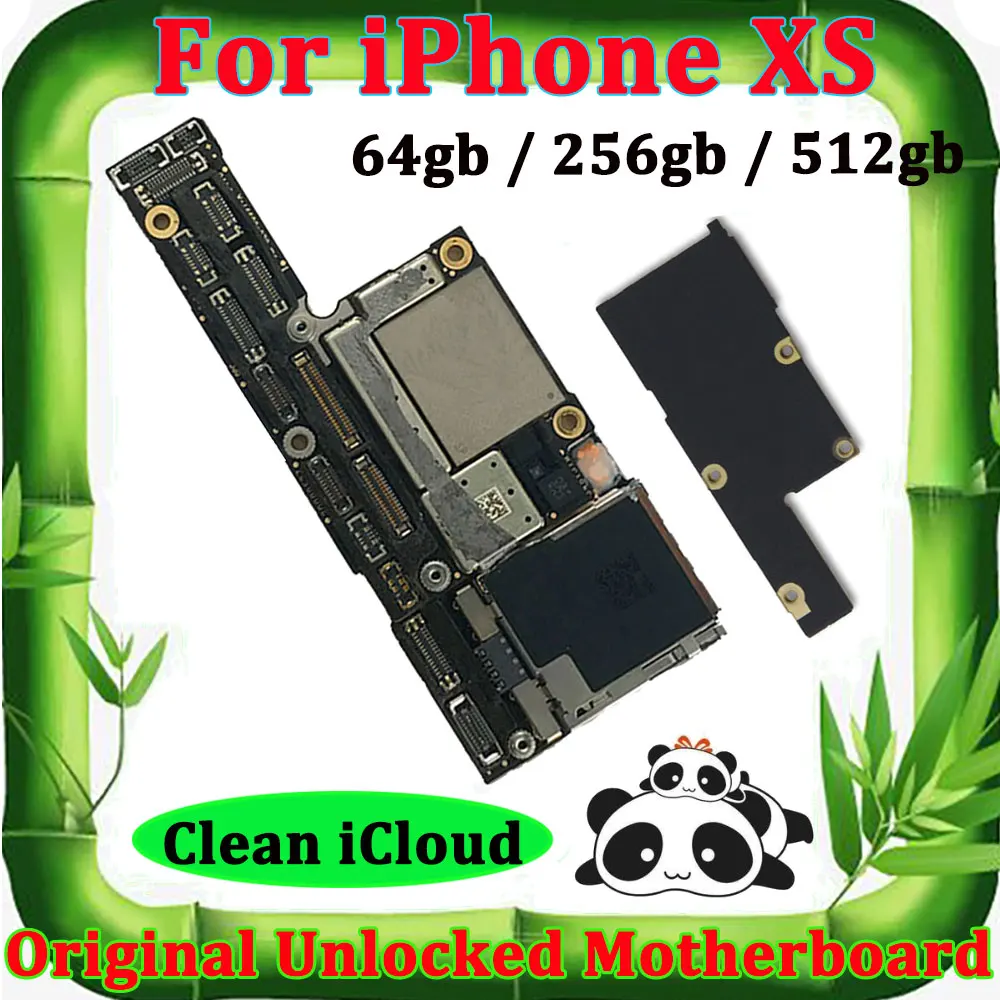 Для iphone XS материнская плата icloud разблокировка логическая плата без лица ID разблокирована для iphone xs материнская плата протестирована Бесплатный icloud основная плата