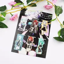 6 шт. хауки нет куни аниме Закладка на магните Мультфильм Закладка-магнит ребенок студента каваи подарок закладки для офиса канцелярские принадлежности