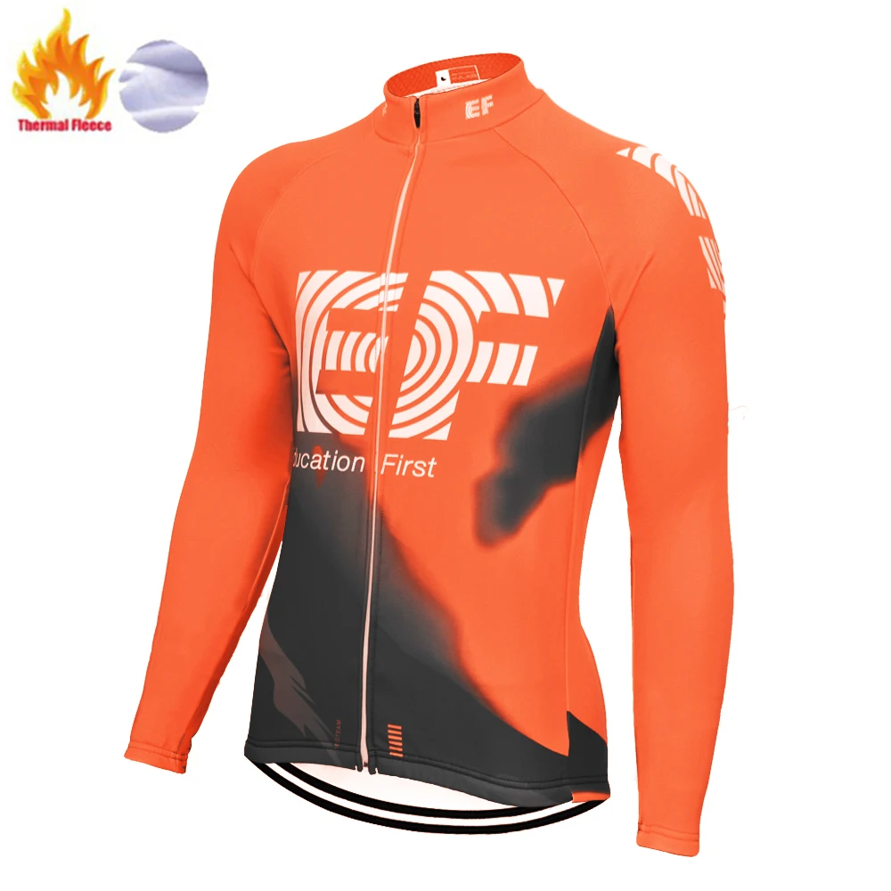 NEW bike pants winter EF bicycle pants Men Thermal Fleece long Pants Bike Cycling Pants Riding Bicycle pantalon ciclismo - Color: fleece jersye 2