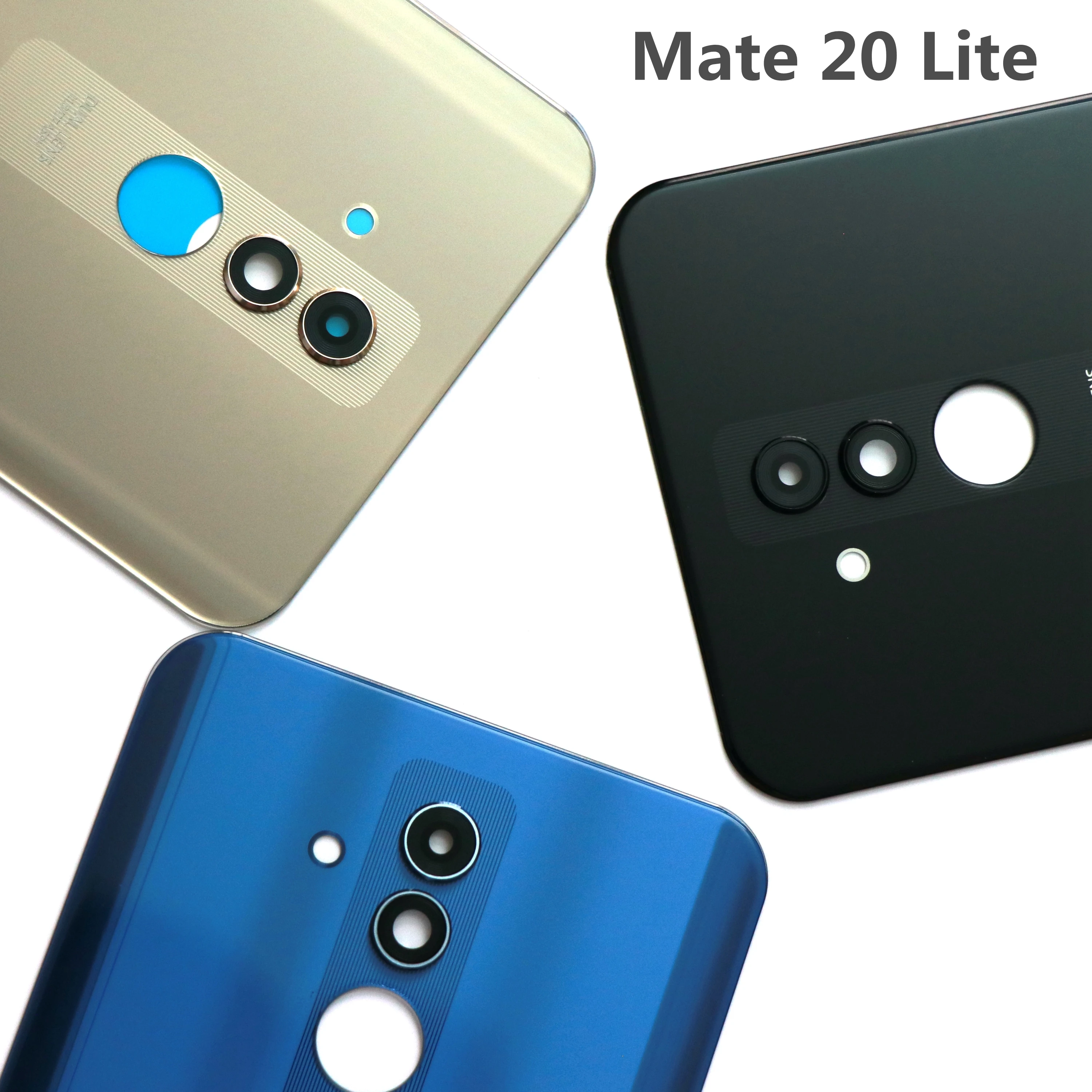 Задняя крышка аккумуляторного отсека для Huawei Mate 20 Lite стеклянный корпус дверной с
