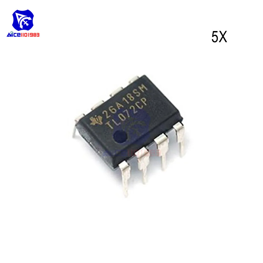 20PCS TL072 TL072CP DIP-8 LOW NOISE J-FET DUAL OP-AMP IC NEWC