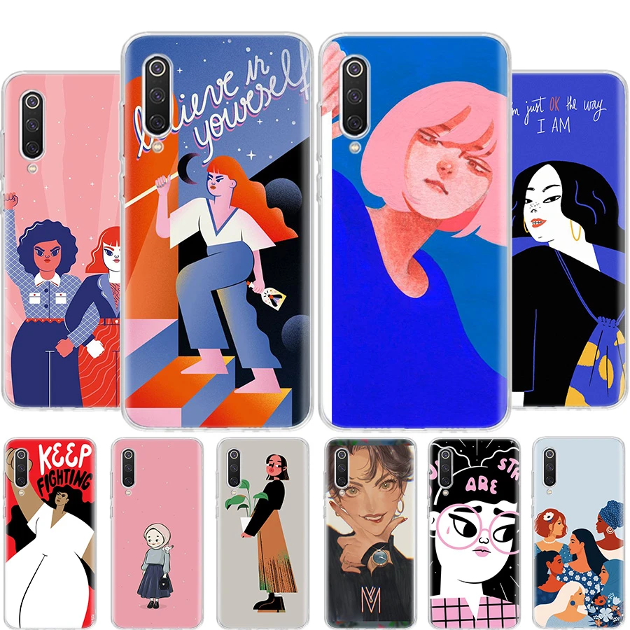 HAHAHA Funny girl cartoons Phone Case For Xiaomi Mi 11T 11i 11 Ultra 10  Lite 5G 12 Pro 12X 10T 9T 9 8 6X 5X Coque Shell|Phone Case & Covers| -  AliExpress