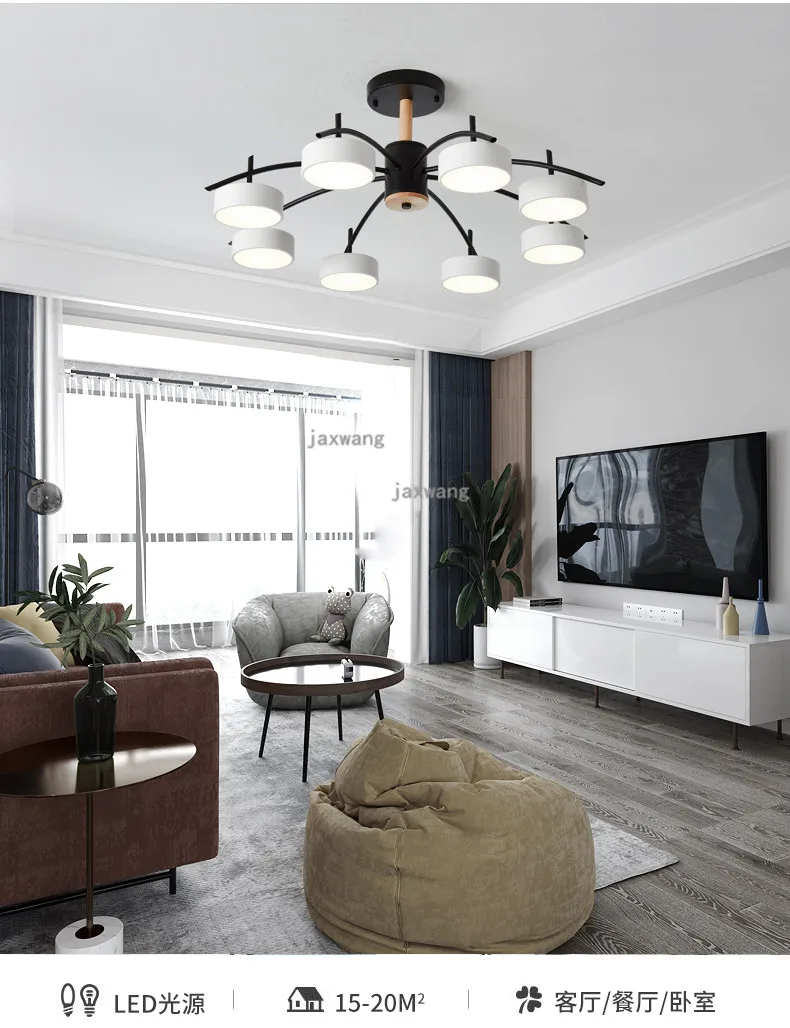 Nordic Deco Acrylic Ceiling Lights Modern LED Bedroom Light Fixtures Hanging Ceiling Lamps Living Room Macaron Ceiling Lighting