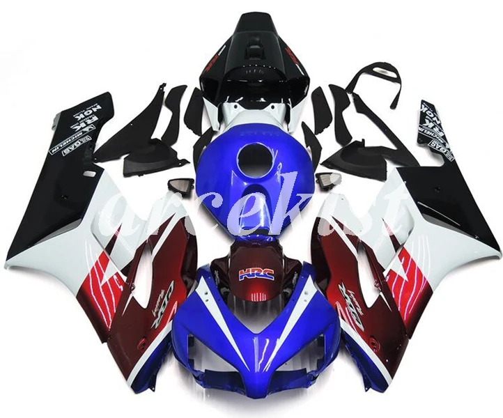 4 подарки литья под давлением ABS полный обтекатель комплект Подходит для Honda CBR1000RR cbr1000 04 05 2004 2005 набор кузова белый синий