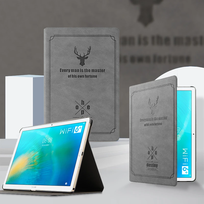 Чехол для Huawei MatePad 10 8 Женский чехол защитный планшета matepad дюйма кожаный