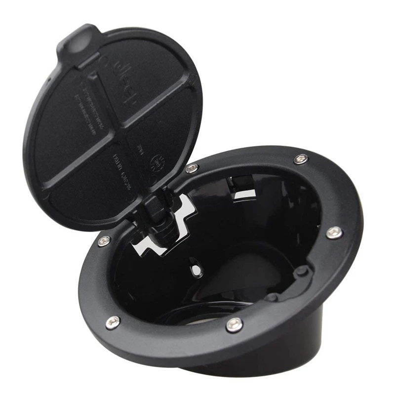 Fuel Filler Door Cover, Gas Tank Cap for 2007- Jeep Wrangler JK& Unlimited 2/4-Door