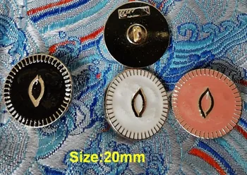 

Wholesale 10 pcs High-grade Metal Alloy Drip oil Clothing Overcoat Jacket Buttons Coat Sweater Button Size 20mm Free shipping