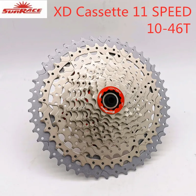 Велосипедная кассета SunRace 11 скоростей 10-46T mtb XD маховик подходит только для