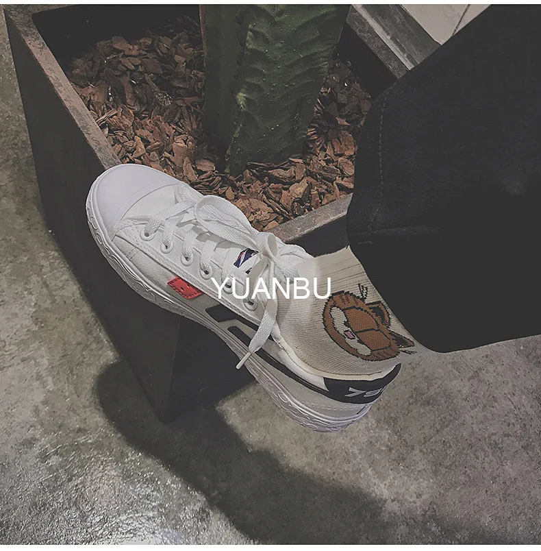 

Yuan bu 2019 Spring New Style Canvas Shoes White Shoes Women's Korean-style Students Versatile Casual Flat Sports Board Shoe