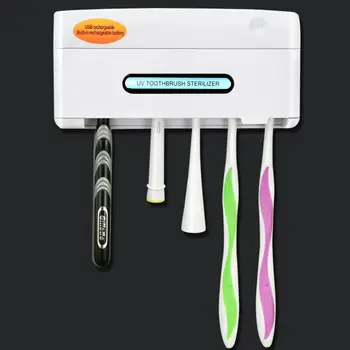 

Household Multi-Functional Ultraviolet Toothbrush Sterilizer Toothbrush Holder Organizer Toothbrush Disinfection Tool