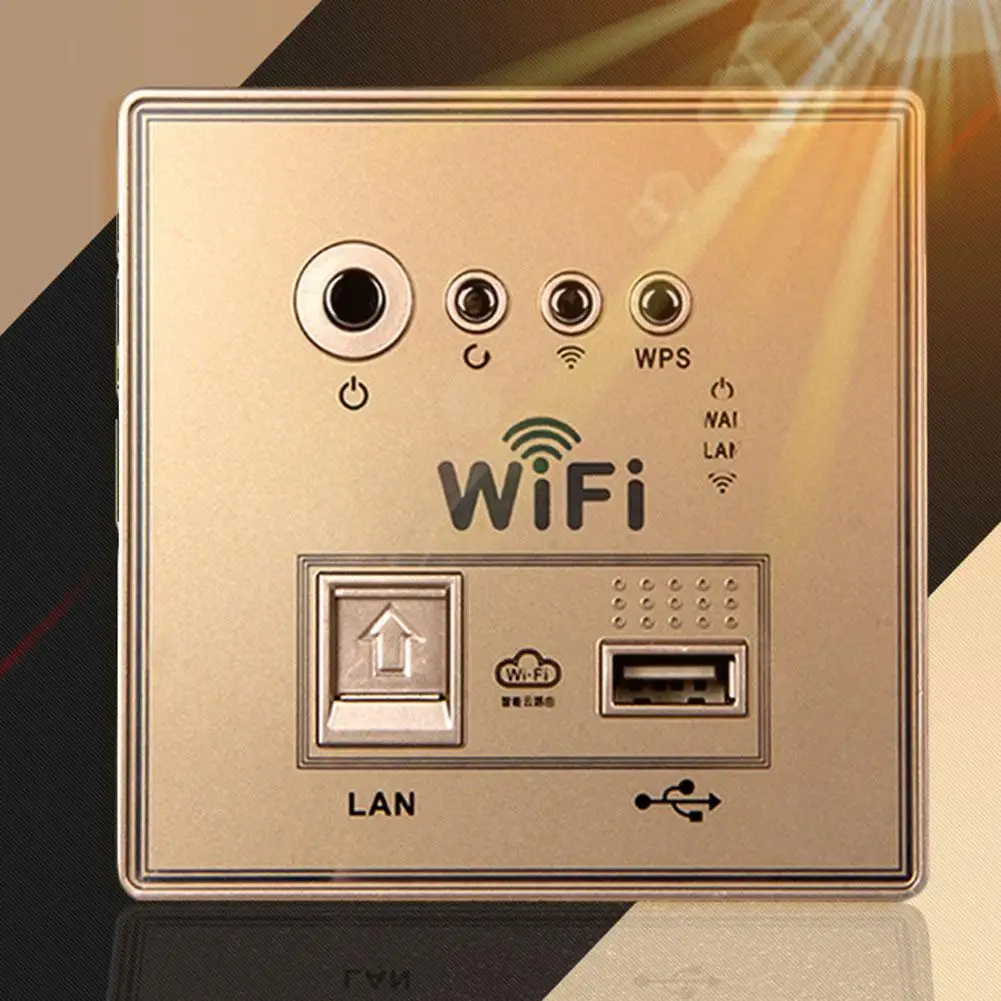 

86-Type WIFI Panel Charging Socket Smart Home Wall-Type Wireless Wall Socket Panel Router WiFi Repeater Wall Socket