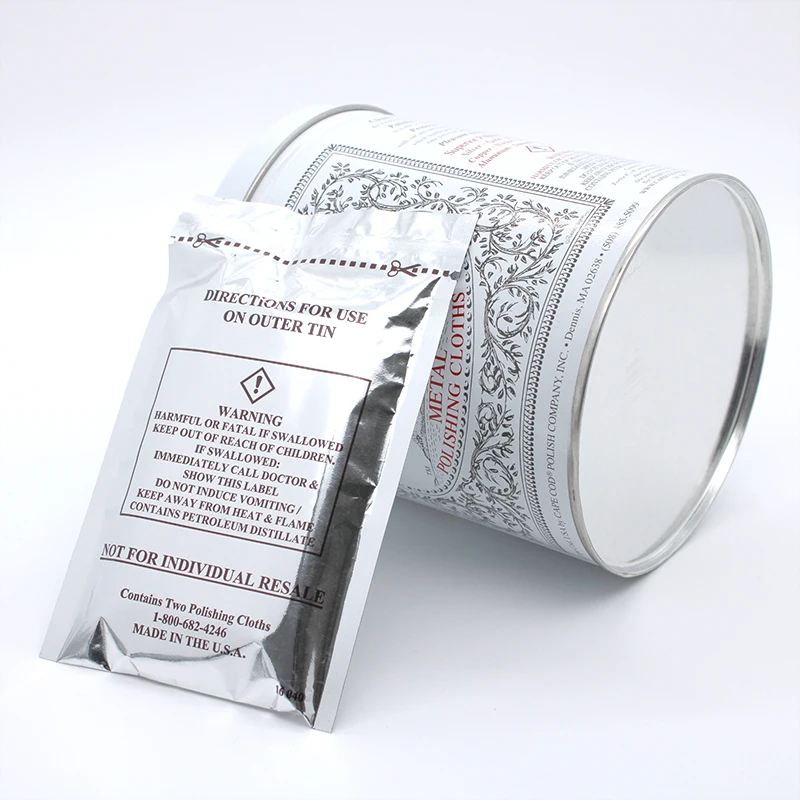 Cape Cod Metal polishing cloths economy tin for watchmakers and jewele –