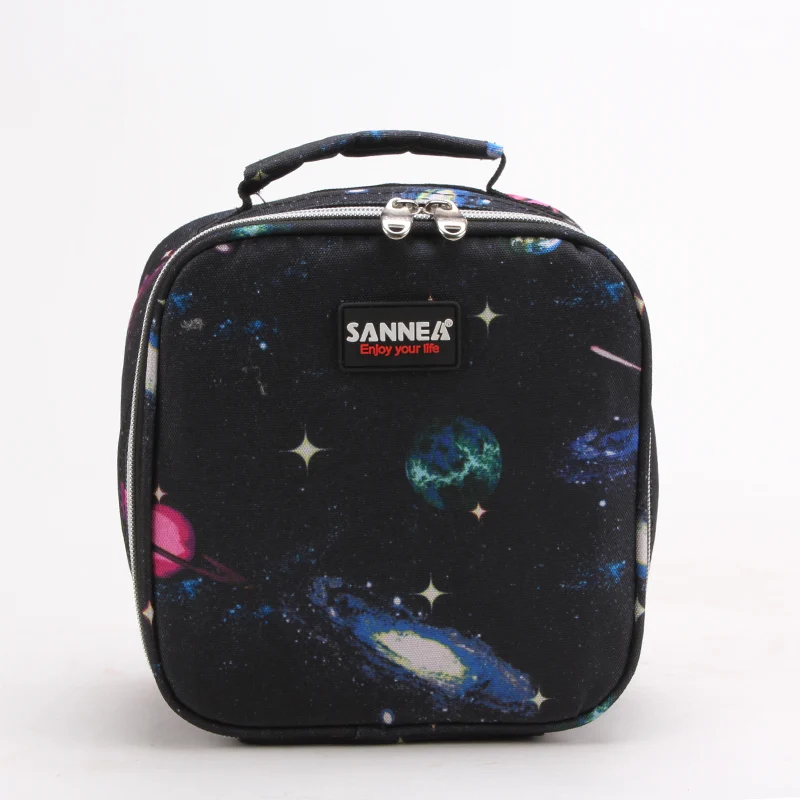 Черный SANNE 3.5L сумка-холодильник для детей Bento ледяная сумка термальная сумка для пикника водонепроницаемая сумка-холодильник для пикников термальная ледяная спинка - Цвет: Черный